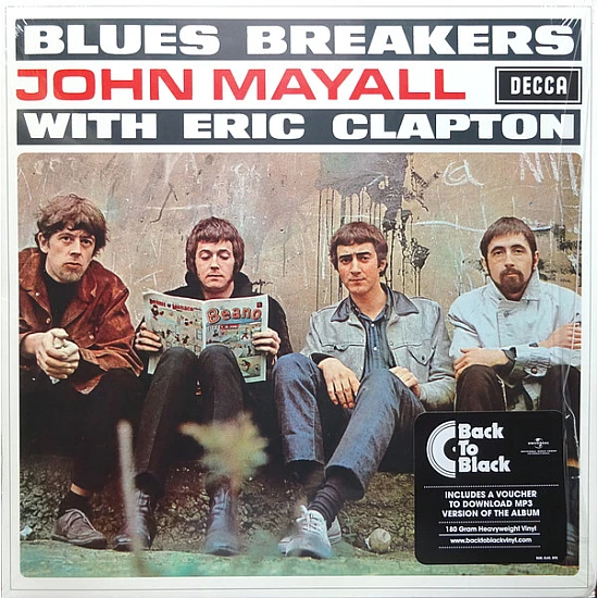 John Mayall With Eric Clapton ‎– Blues Breakers Plak LP