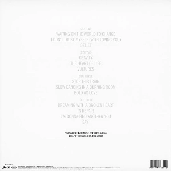 John Mayer - Continuum Plak 2 LP
