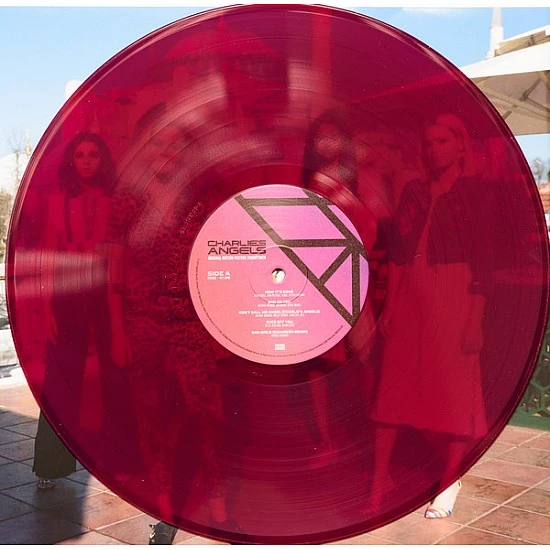 Ariana Grande Charlie's Angels Film Müziği Şeffaf Mor Renkli Plak LP  * ÖZEL BASIM *