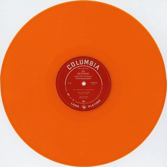 Dave Brubeck Quartet ‎– Jazz Goes To College (Turuncu Renkli) Plak LP
