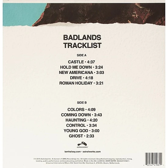 Halsey - Badlands Mavi Renkli Plak LP