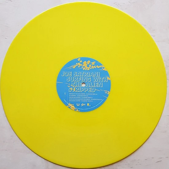 Joe Satriani ‎– Surfing With The Alien (Sarı - Kırmızı Renkli) Plak 2 LP