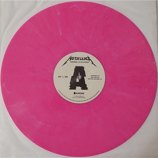 Metallica ‎– Hardwired...To Self-Destruct (Pembe Renkli) Plak 2 LP