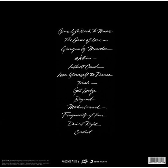 Daft Punk ‎– Random Access Memories Plak 2 LP