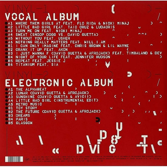 David Guetta ‎– Nothing But The Beat Plak 2 LP