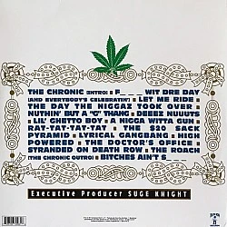 Dr. Dre - The Chronic Plak 2 LP