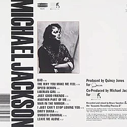 Michael Jackson - Bad CD