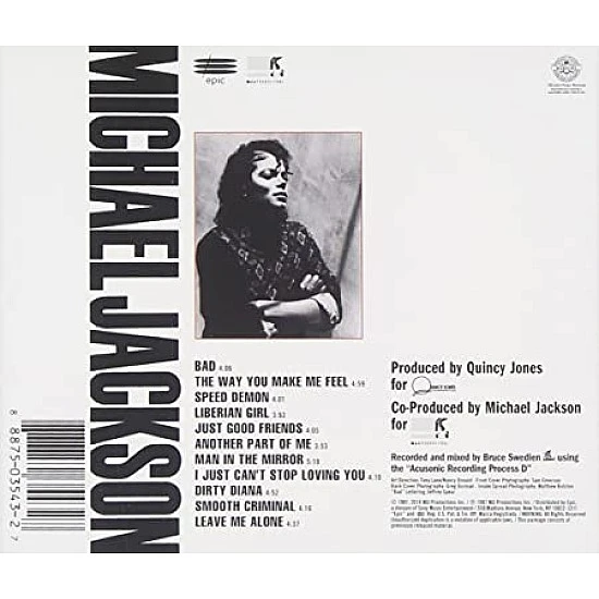 Michael Jackson - Bad CD