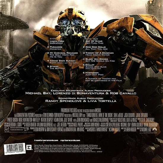 Transformers: Dark Of The Moon - The Album (Kahve Renkli) Plak LP