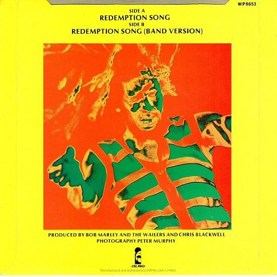Bob Marley And The Wailers ‎– Redemption Song Şeffaf Renkli - (RSD 2020) Plak LP