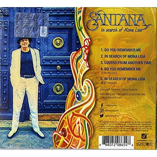 Santana - In Search Of Mona Lisa Plak LP