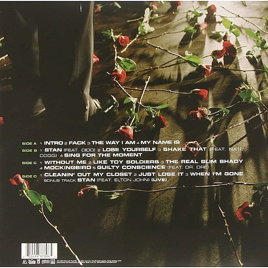 Eminem ‎– Curtain Call - The Hits (Şeffaf Mavi Renkli) Özel Basım Plak 2 LP