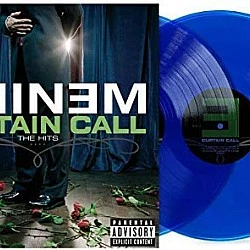 Eminem ‎– Curtain Call - The Hits (Şeffaf Mavi Renkli) Özel Basım Plak 2 LP