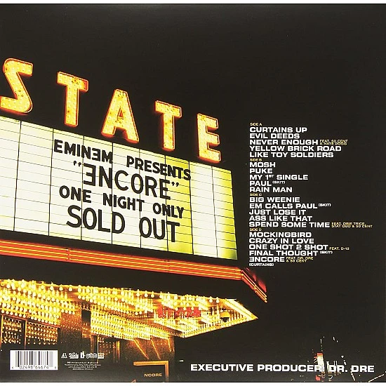 Eminem - Encore Plak 2 LP