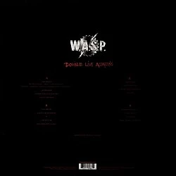 W.A.S.P. – Double Live Assassins Plak 2 LP