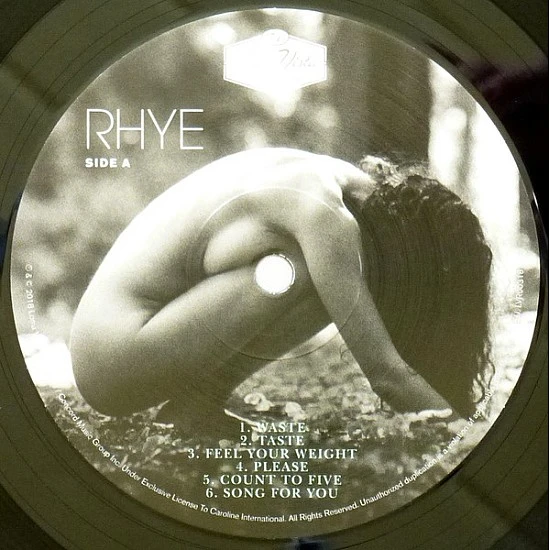 Rhye ‎– Blood Plak LP
