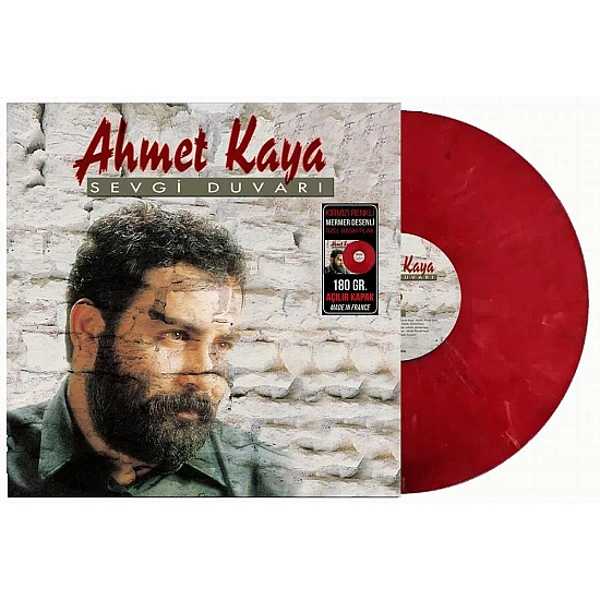 Ahmet Kaya - Sevgi Duvarı (Sınırlı - Kırmızı) Plak LP