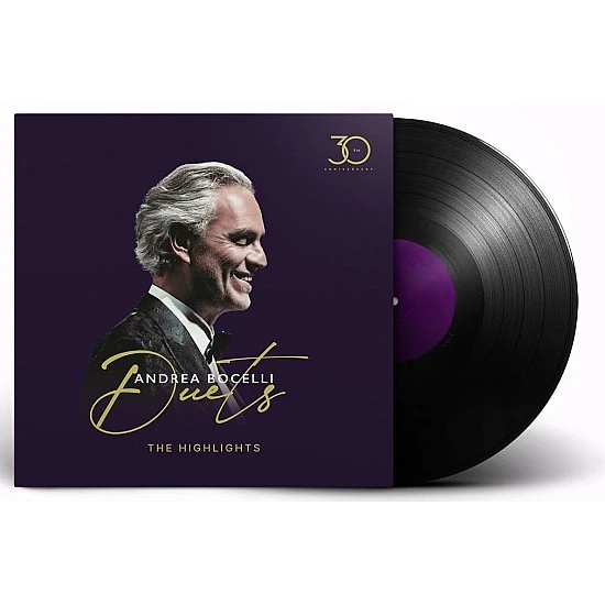 Andrea Bocelli - Duets - 30th Anniversary Plak LP