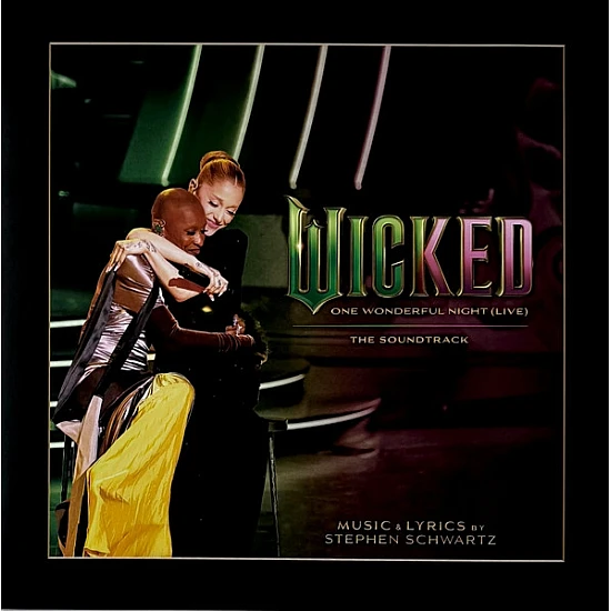 Ariana Grande - Wicked: One Wonderful Night (Live - Pink & Green Marbled) Soundtrack Plak 2 LP