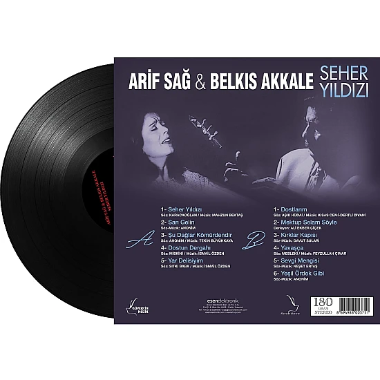 Arif Sağ - Seher Yıldızı Plak LP