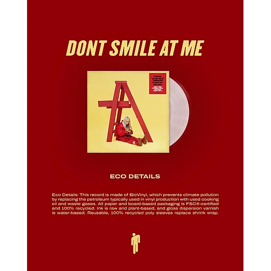 Billie Eilish - Don't Smile At Me (Clear) Plak LP