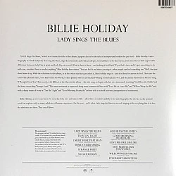 Billie Holiday - Lady Sings The Blues Caz Plak LP