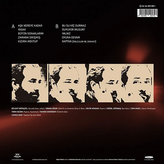 Bülent Ortaçgil - Oyuna Devam Plak LP
