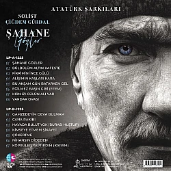 Çiğdem Gürdal - Atatürk Şarkıları Şahane Gözler (Mavi) Plak LP