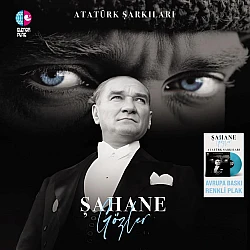 Çiğdem Gürdal - Atatürk Şarkıları Şahane Gözler (Mavi) Plak LP