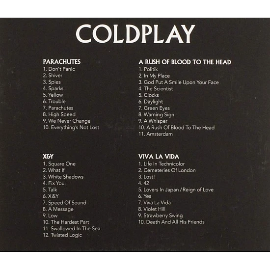 Coldplay - 4CD Catalogue Set (Limited Edition) Box Set