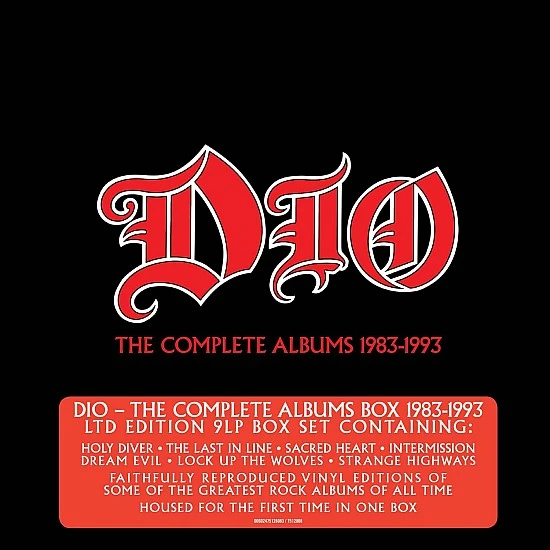 Dio - The Complete Albums 1983-1993 Plak 9 LP Box Set