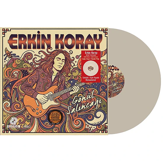 Erkin Koray ‎- Gönül Salıncağı (Krem Renkli) Plak LP