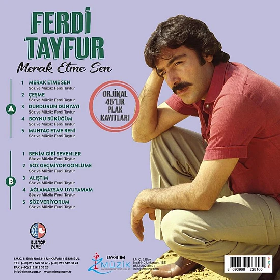 Ferdi Tayfur - Merak Etme Sen (Kırmızı Renkli) Plak LP