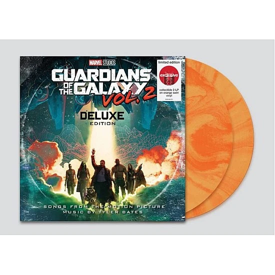 Guardians of the Galaxy Vol. 2  (Deluxe - Limited Edition - Orange) Soundtrack Plak 2 LP