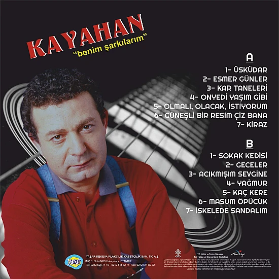 Kayahan - Benim Şarkılarım Plak LP
