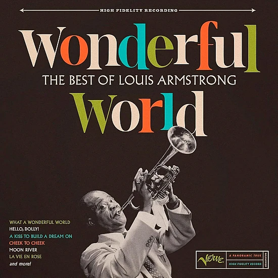 Louis Armstrong - Wonderful World (The Best Of Louis Armstrong) Plak LP