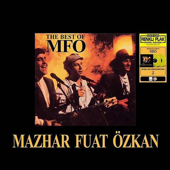 MFÖ / Mazhar Fuat Özkan - The Best Of MFÖ (Sarı Renkli) Plak 2 LP