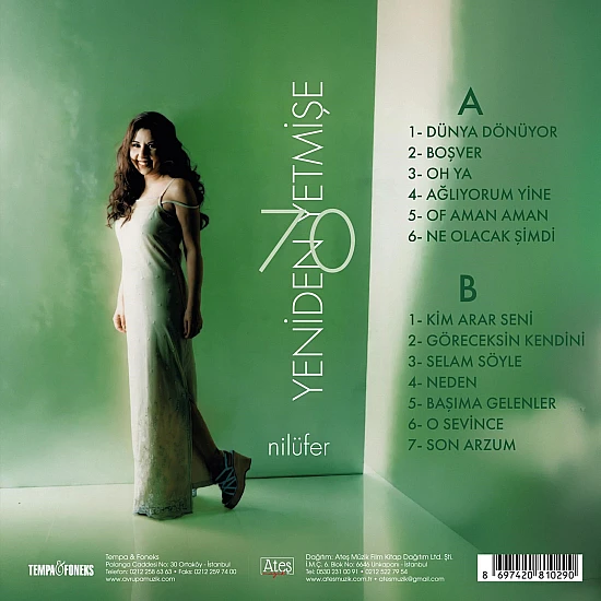 Nilüfer - Yeniden Yetmişe (Yeşil Renkli) Plak LP