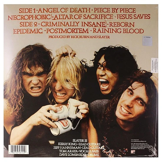 Slayer - Reign In Blood Plak LP
