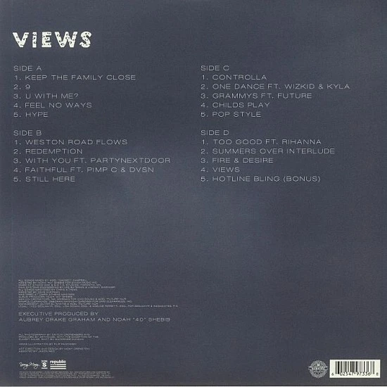 Drake - Views Plak 2 LP
