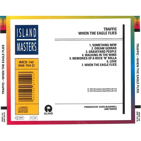 Traffic - When The Eagle Flies CD
