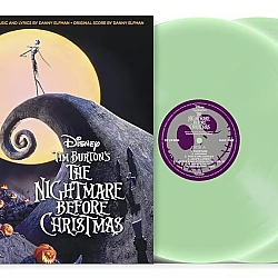 Danny Elfman ‎- Nightmare Before Christmas (Glow In The Dark) Soundtrack Plak 2 LP 