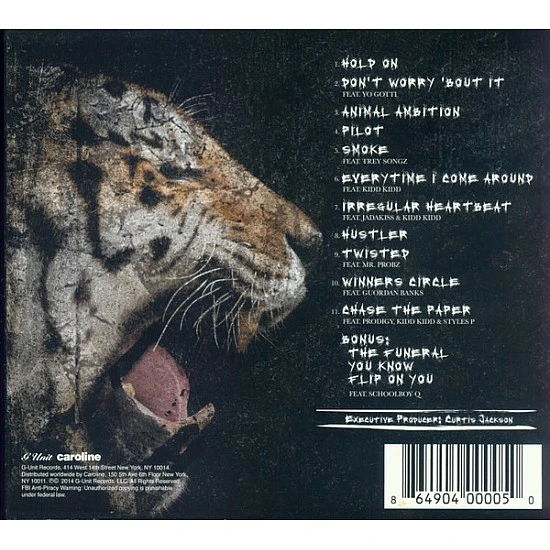 50 Cent - Animal Ambition (An Untamed Desire To Win) CD + DVD
