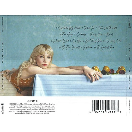 Carly Rae Jepsen - The Loneliest Time CD