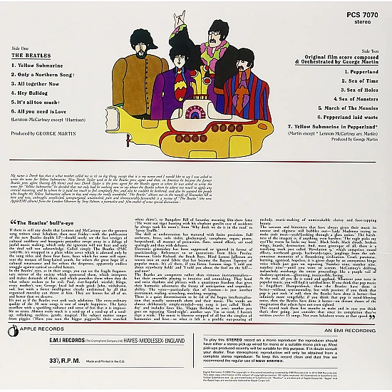 The Beatles - Yellow Submarine Plak LP
