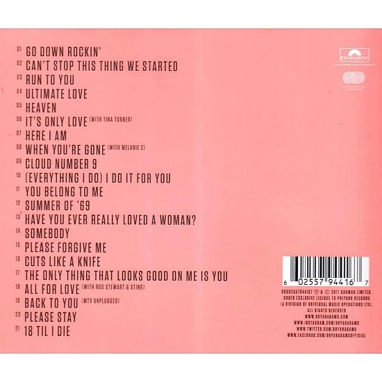 Bryan Adams - Ultimate CD