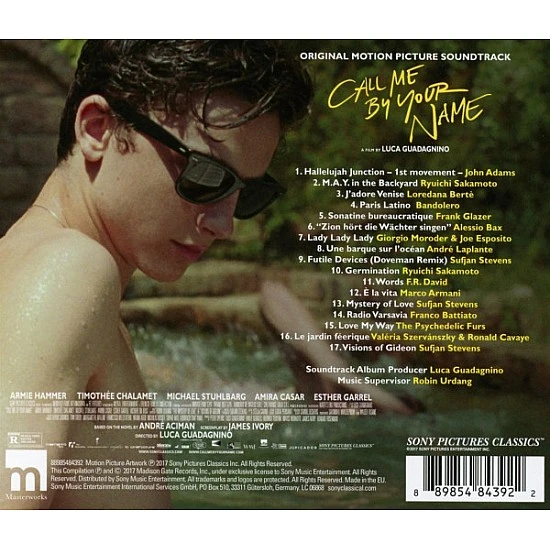 Call Me By Your Name - Soundtrack (Film Müziği) CD