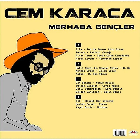 Cem Karaca - Merhaba Gençler / Cem Karaca Saygı Plak 2 LP