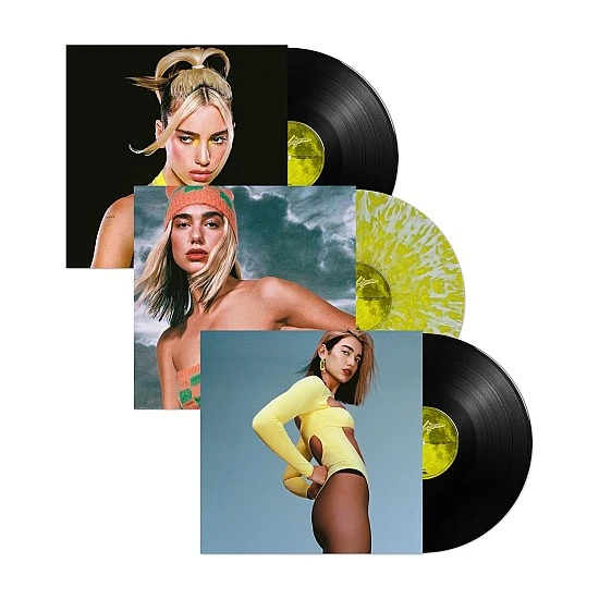 Dua Lipa - Future Nostalgia (Clear w/ Yellow Splatter) Plak 3 LP