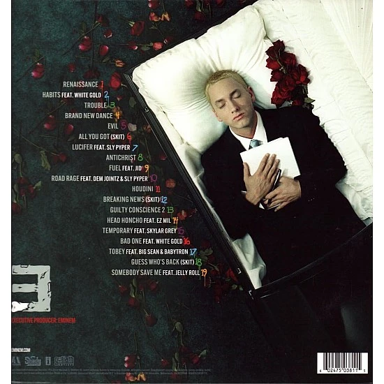 Eminem - The Death Of Slim Shady (Coup De Grâce) (Blue - Red Vinyl) Plak 2 LP
